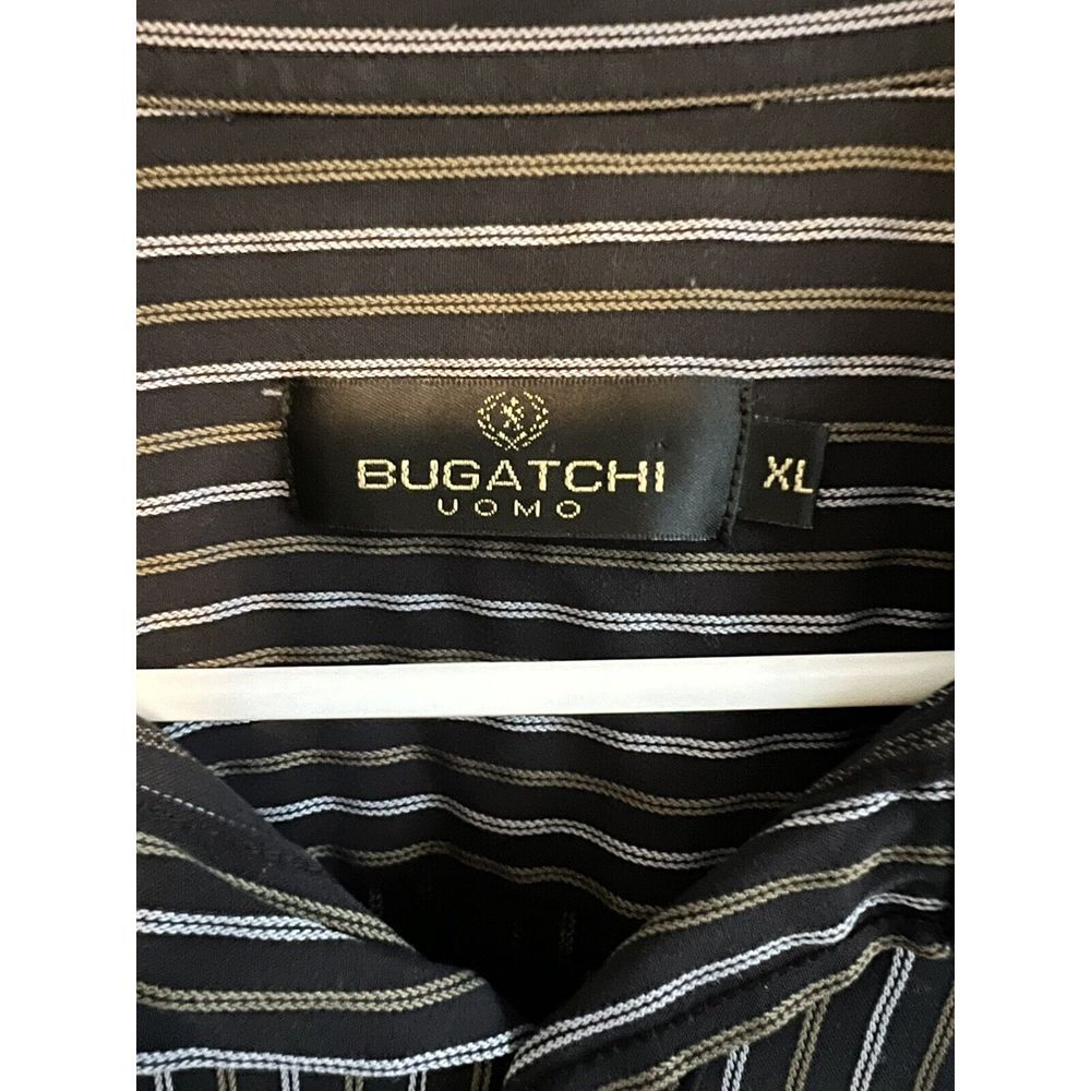 Bugatchi Uomo Mens Rayon Blend Button Down Long‎ Sleeve Shirt - Picture 3 of 3